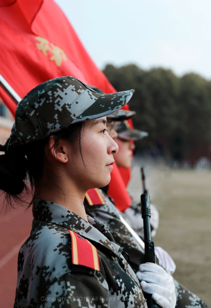 军训照
