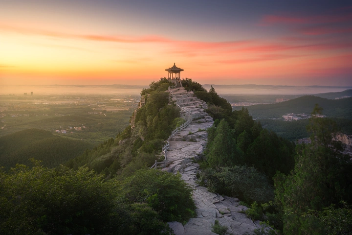 青州云门山日出