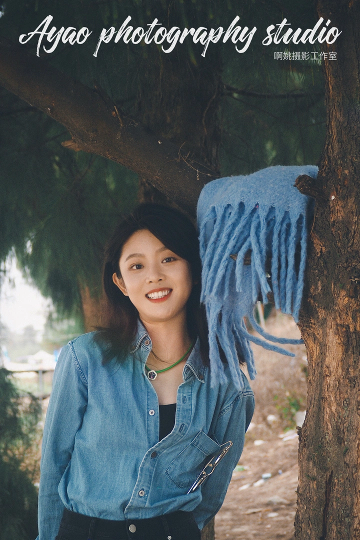 海边拍照啦