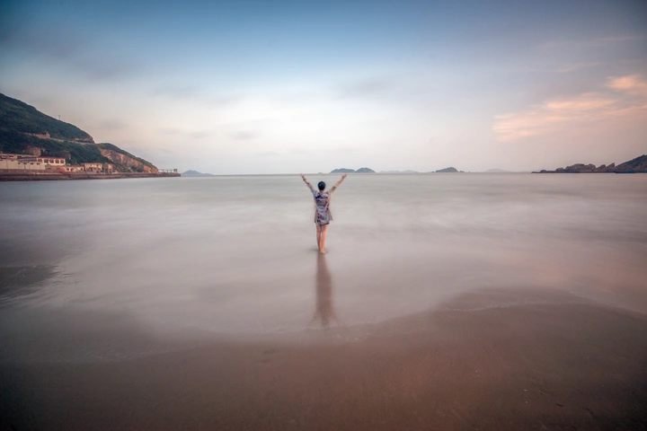 大海边