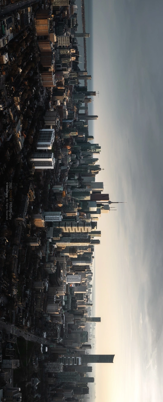 未来高楼林立的城市