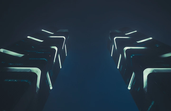 夜色绿地中心