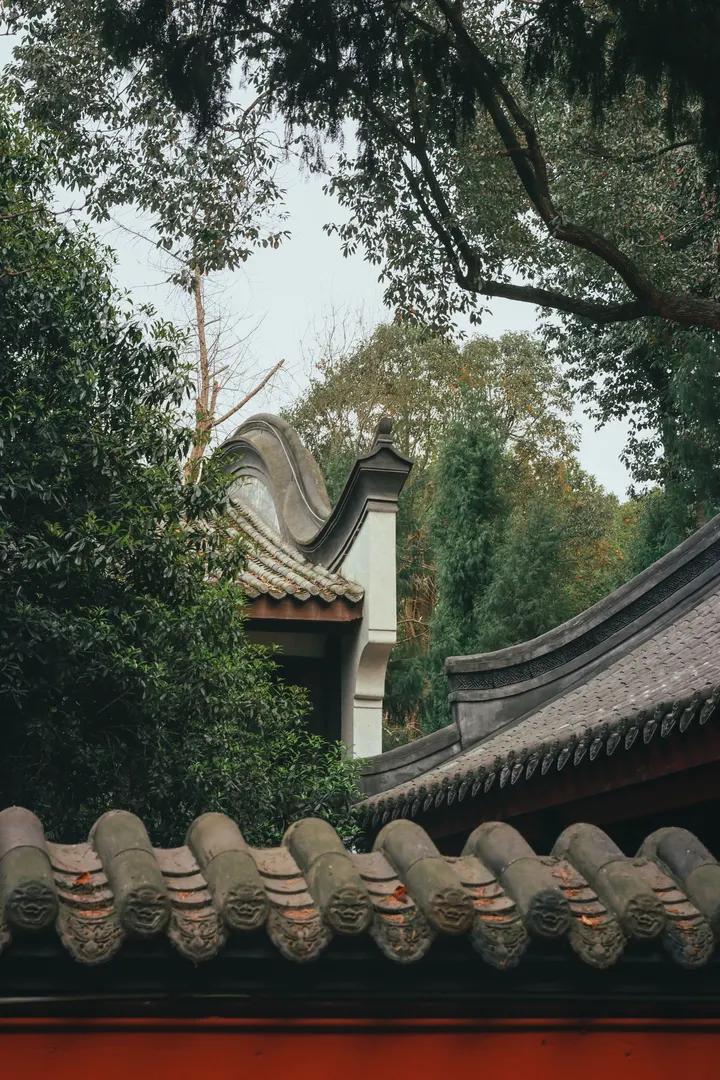 武侯祠的房檐