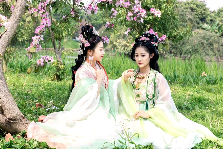 花下美人
