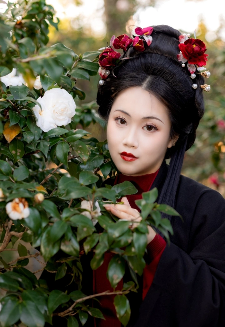 开在春风里的山茶花