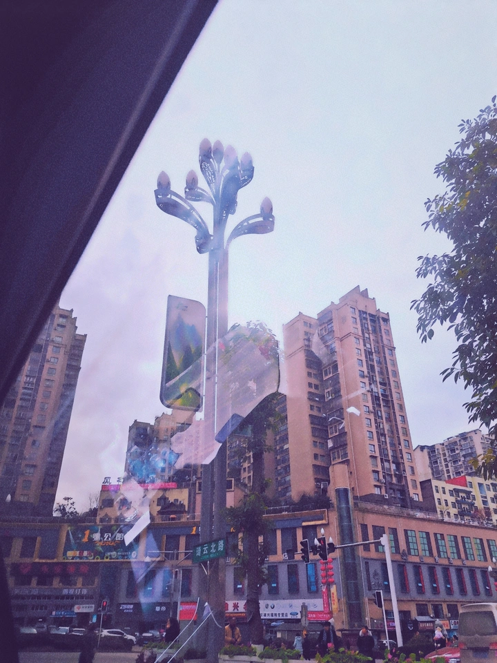 车窗外