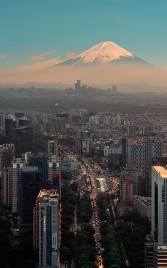 前景中有高楼的城市景象
