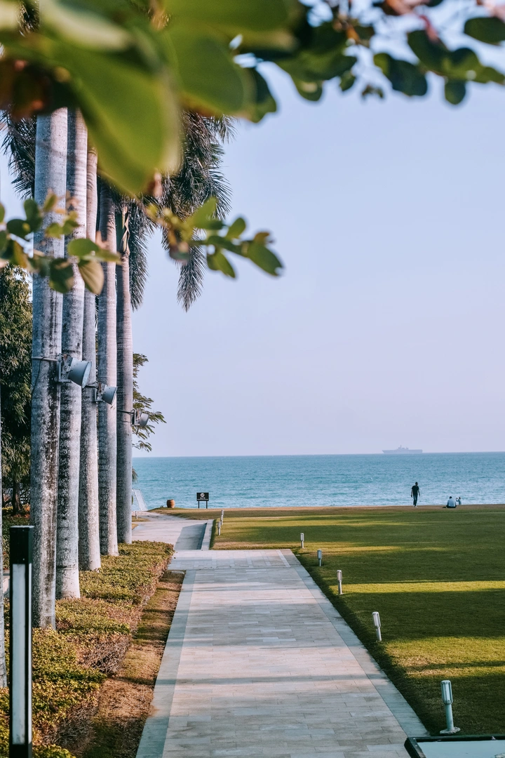 清爽的海滩风