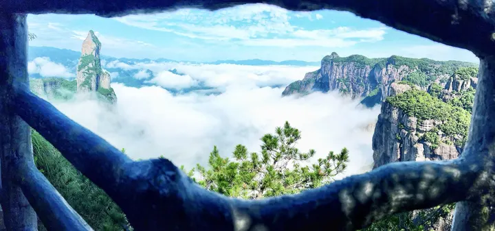 神仙居云海涌动