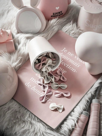 产品都是粉红色