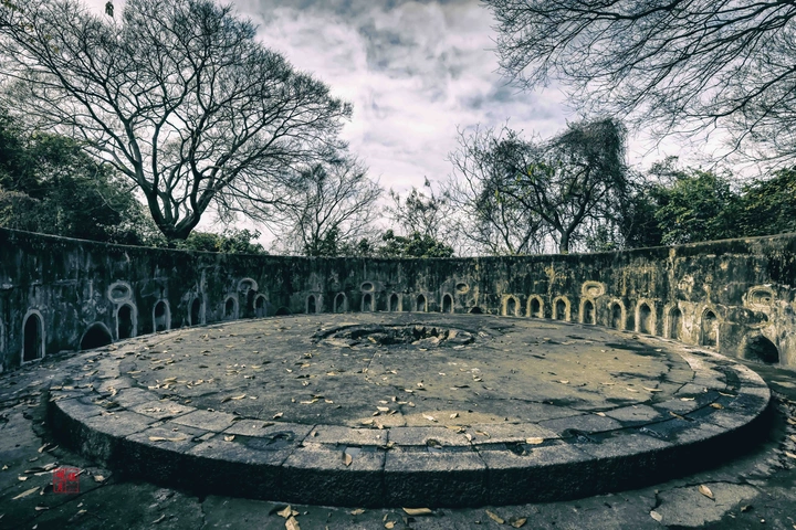 鸦片战争古炮池
