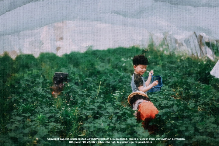 莫奈Fu的油畫世界 「草莓」