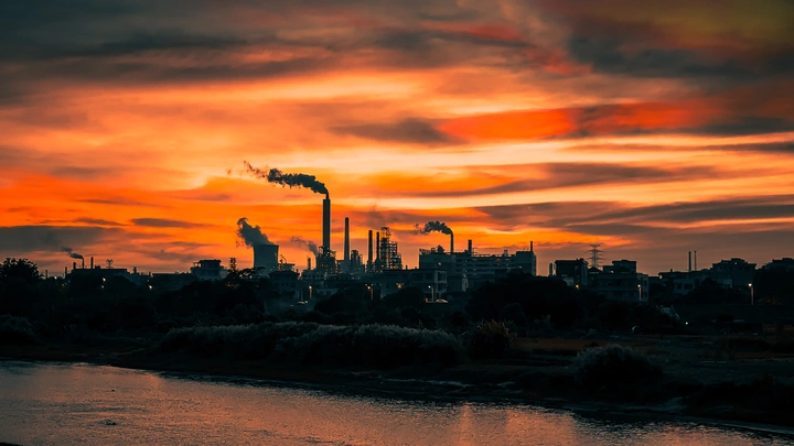 立冬后的第一个晚霞