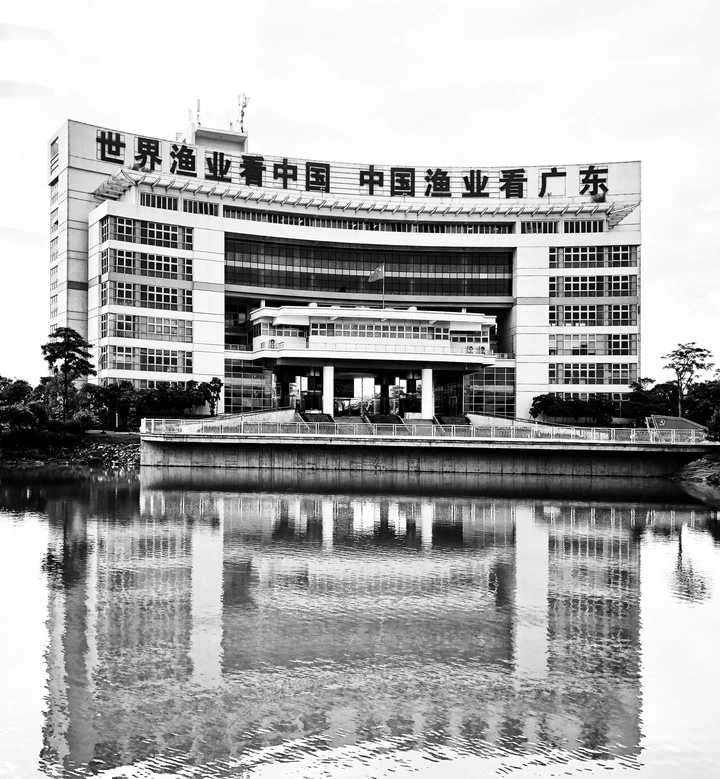 渔业园黑白卡。