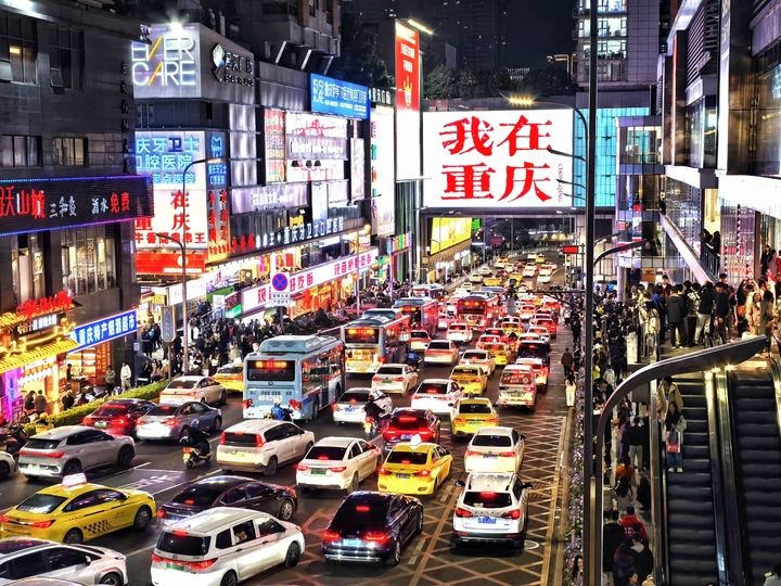 冬季的观音桥