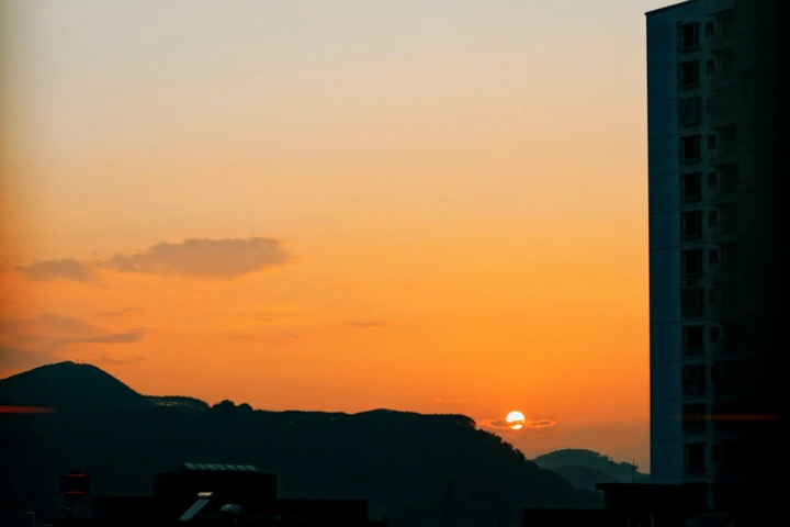 夕阳西下