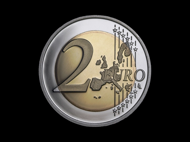 2欧元纪念币拍摄案例