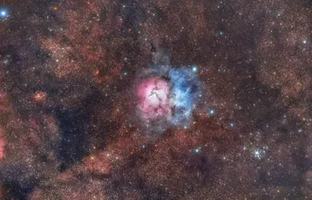 星际云中心的一个恒星形成区域