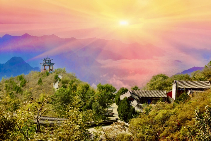 阳光下的美景