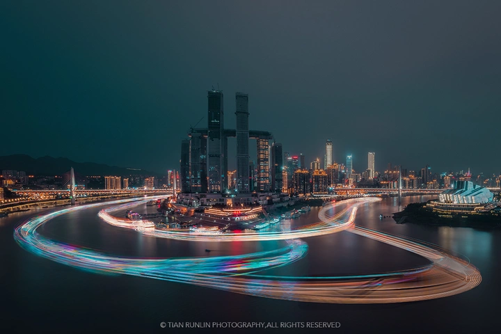 重庆朝天门夜景