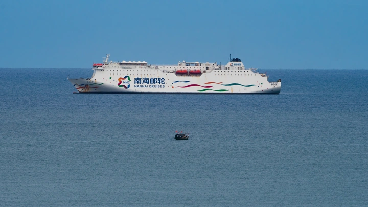 一大一小