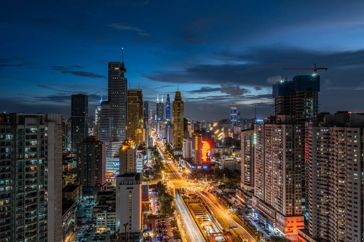 深南夜景