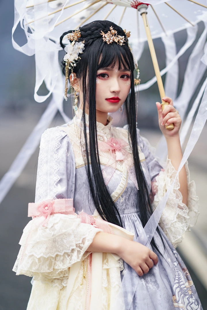 未殁中华风lolita 沉香屑白虎