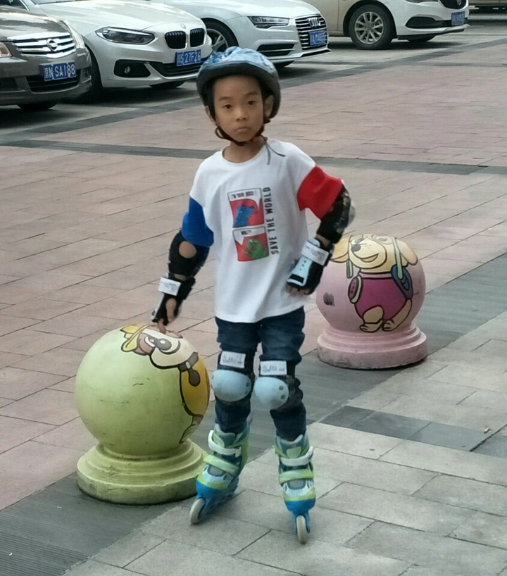 滑轮小孩