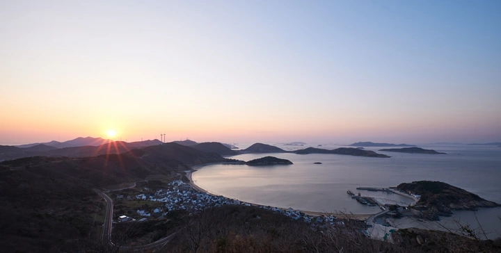 海岛日落
