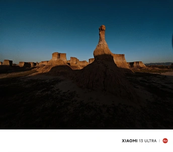 沙漠中的城堡之夜