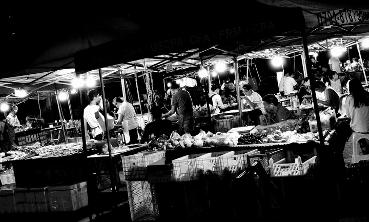 夜市街摊