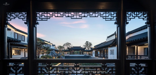 从阳台上看到的建筑