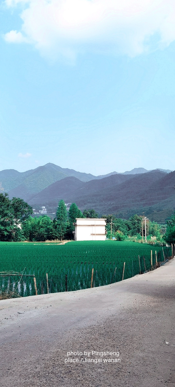 远山/白屋/禾田/小路