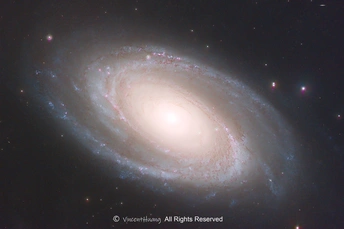 环绕在其周围的螺旋星系