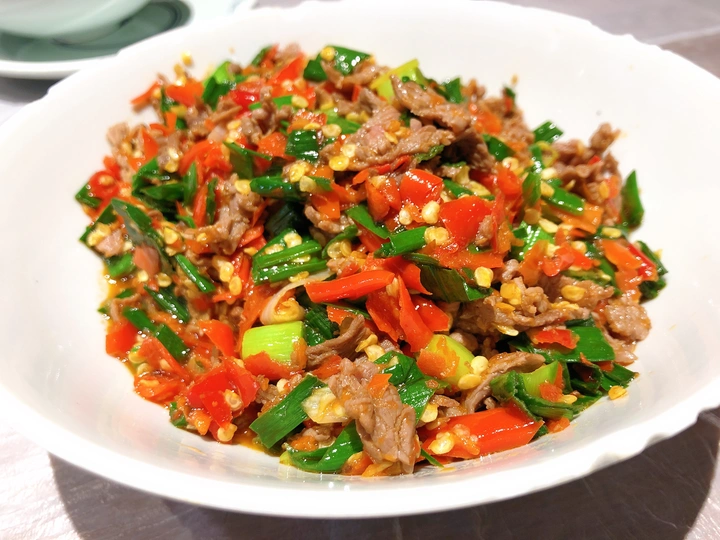 泡辣椒炒牛肉