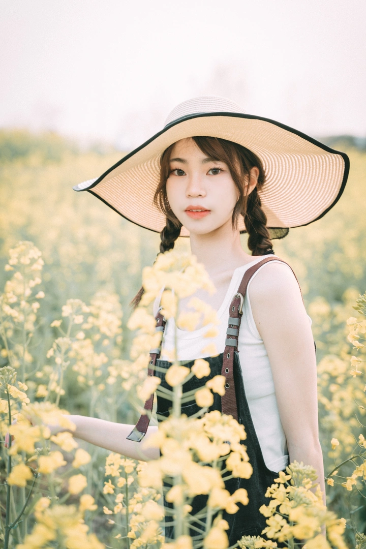 阳光少女，向日葵海