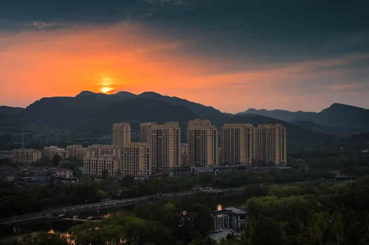 来自小城市的建筑风光摸索。