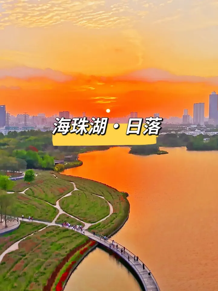 陈楚生的《凡人诀》太适合海珠湖日落🌇了