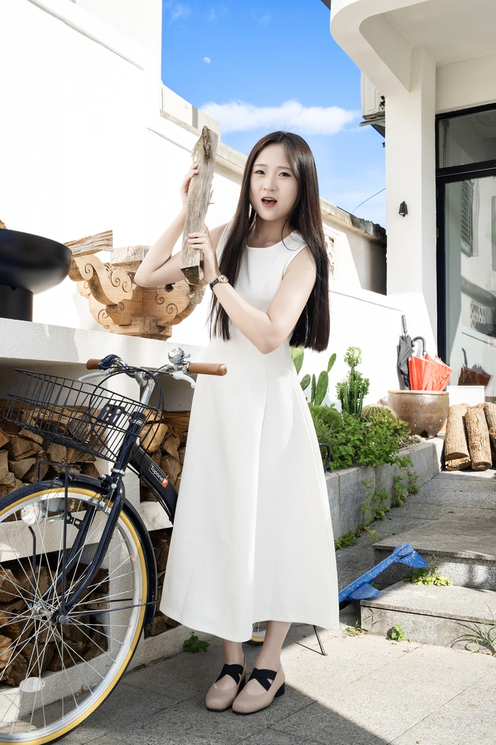 人像写真︱夏日限定 稻田里的少女