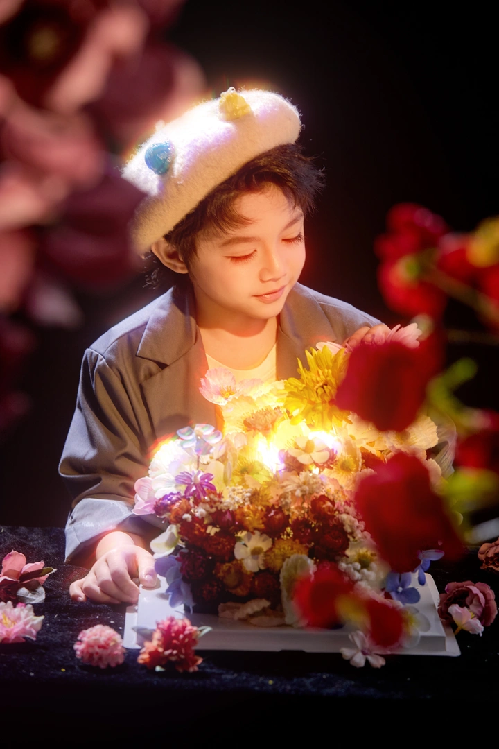"鲜花"蛋糕生日主题