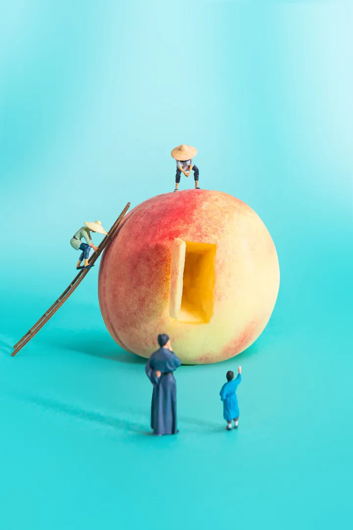 关于桃子的一组创意