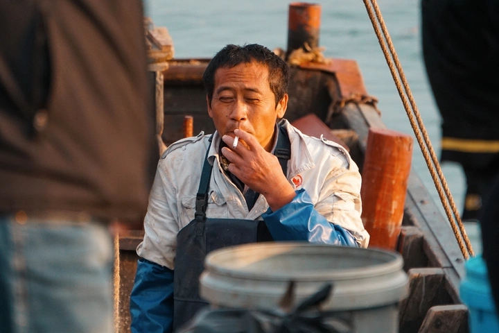 清晨码头