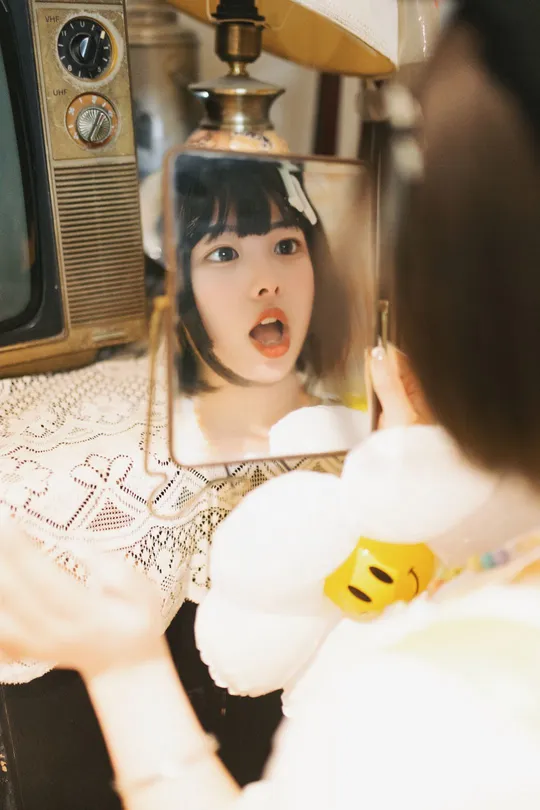 镜中的女人和电视