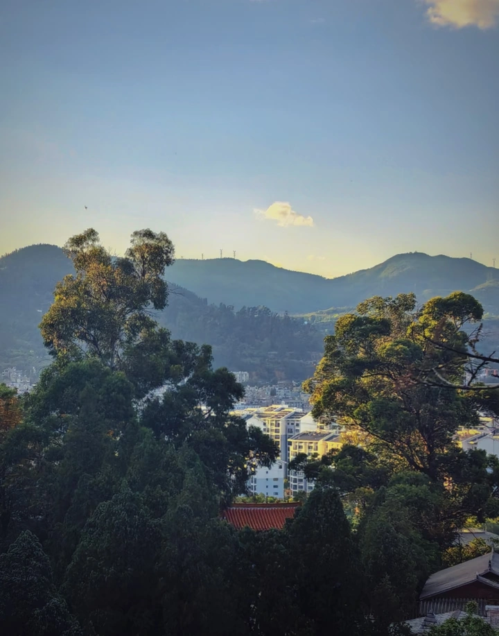 半山腰的风景