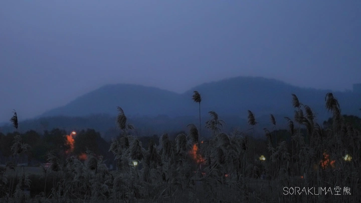 烟雨中.山