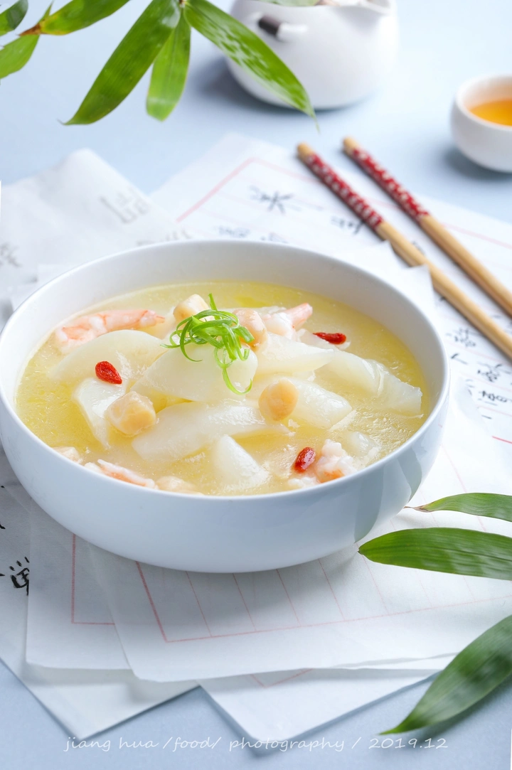 鸡汁海鲜萝卜