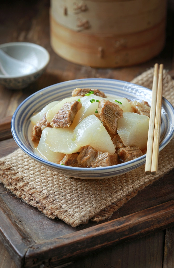 萝卜烧牛腩