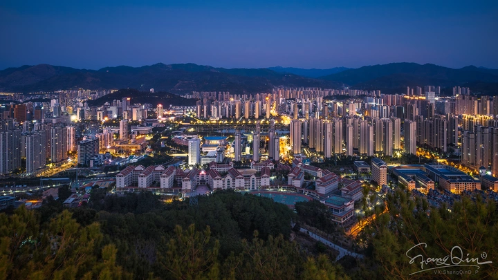 龙岩夜色