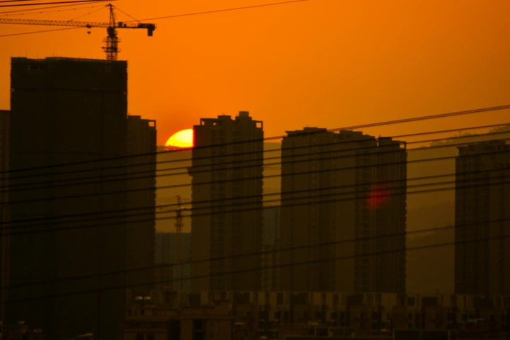 夕阳西下