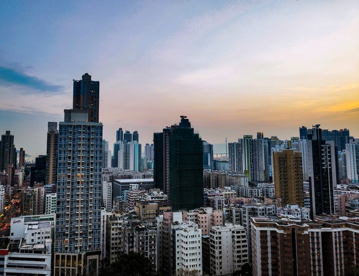 香港嘉頓山夜景